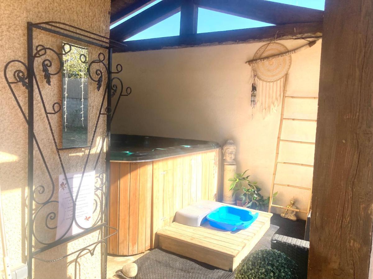Villa 110M2, 7 Pers, Jacuzzi , 3 Chambres, Terrain Clos Et Arbore 2500M2 Trebes Exterior photo